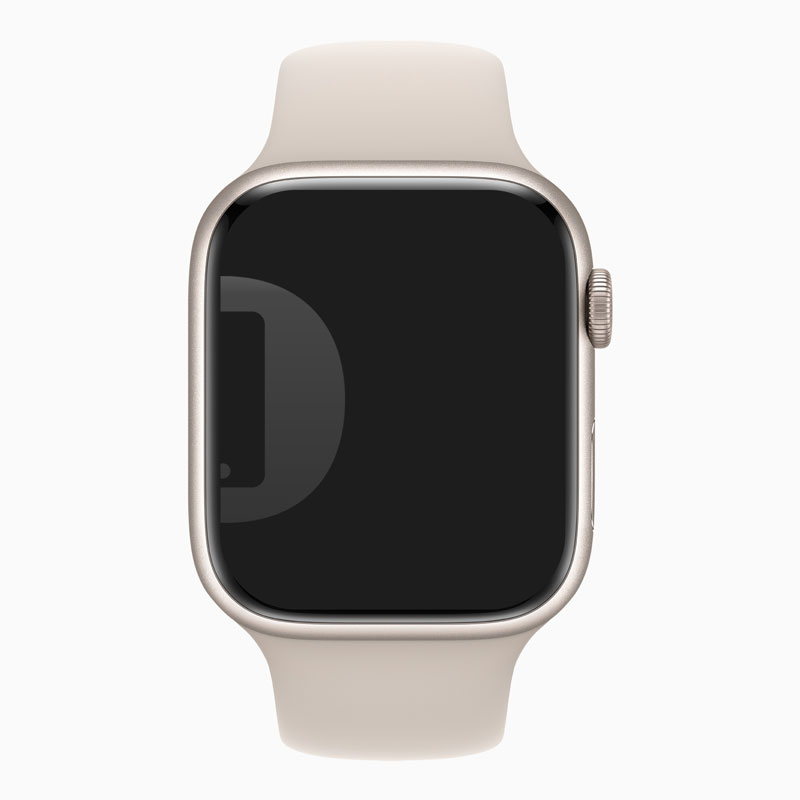 Apple Watch Series 7 45mm - Middernacht Aluminium Middernacht Sportband