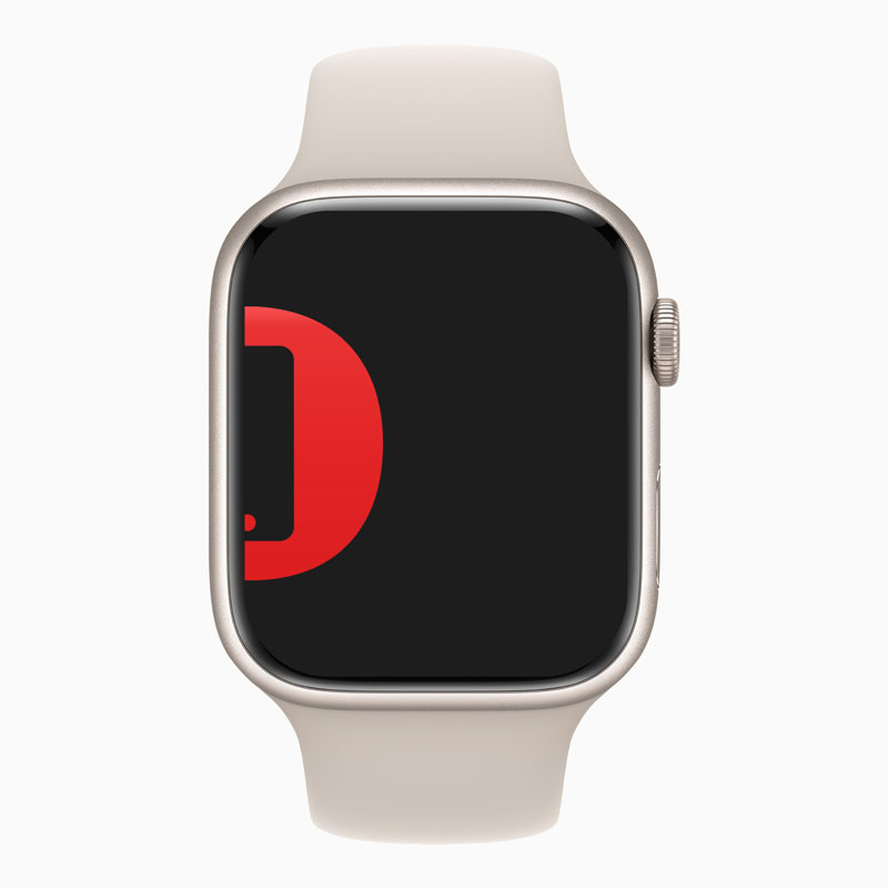 Apple Watch Series 6 40mm - Rood Aluminium Rood Sportband