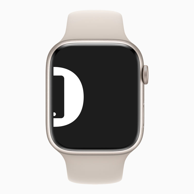 Apple Watch Series 7 41mm - Sterrenlicht Aluminium Sterrenlicht Sportband